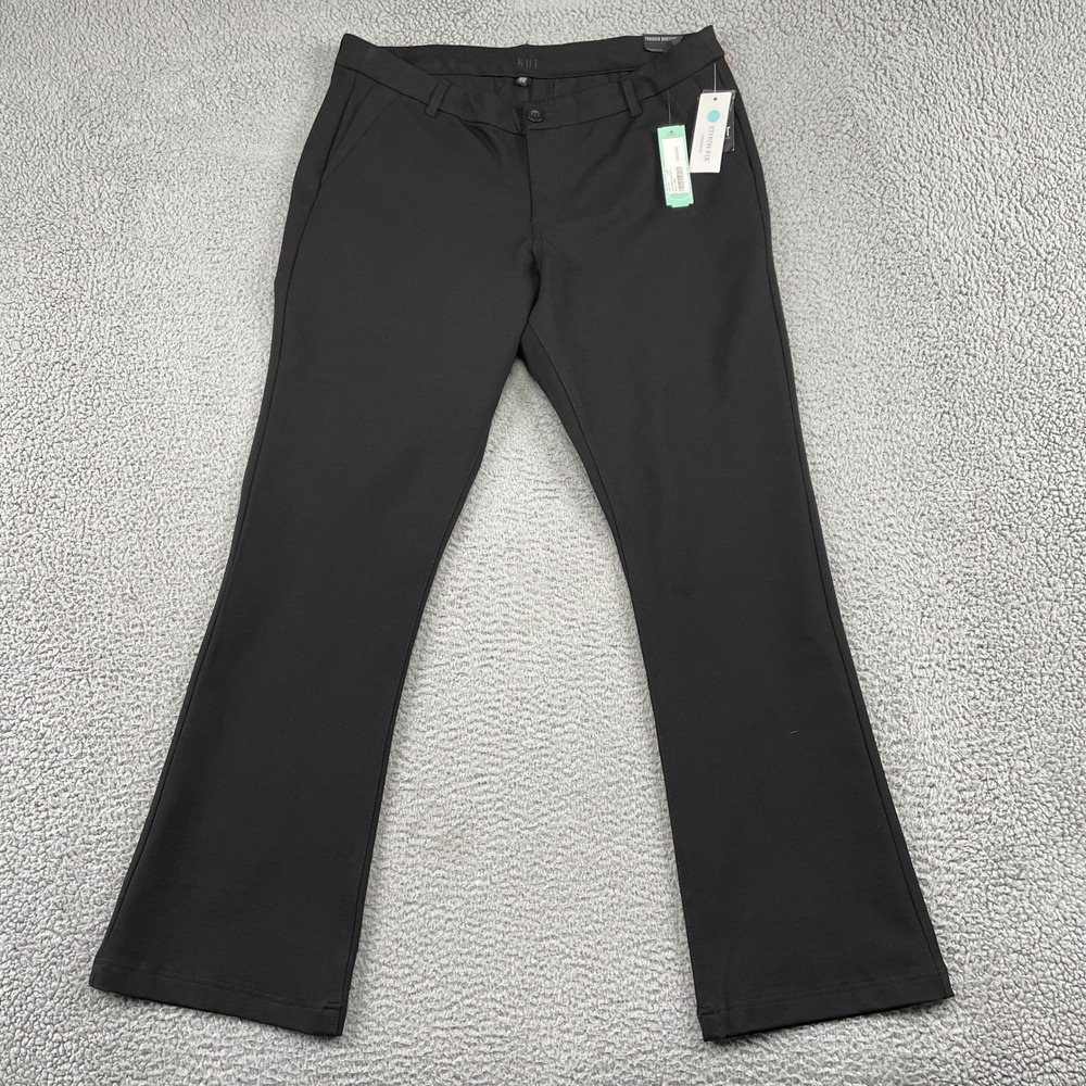 KUT from the Kloth Doris Bootcut Pants Women 18W Black SP006GA2 Stitch Fix